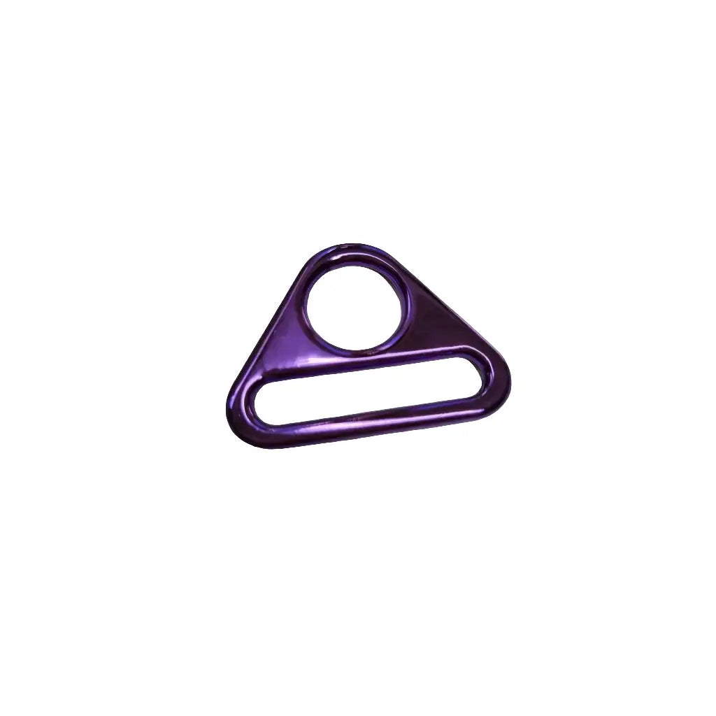 D-Ring mit Steg Metallic Colours für 25mm Gurtband Blau