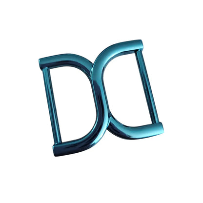 D-Ring X-Form (metallic Farben) für 25mm Gurtband Pink