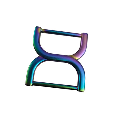 D-Ring X-Form (neue Farben) für 25mm Gurtband Gold