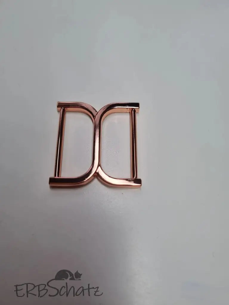 D-Ring X-Form (neue Farben) für 25mm Gurtband Gold
