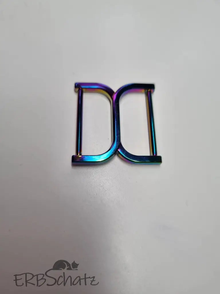 D-Ring X-Form (neue Farben) für 25mm Gurtband Gold