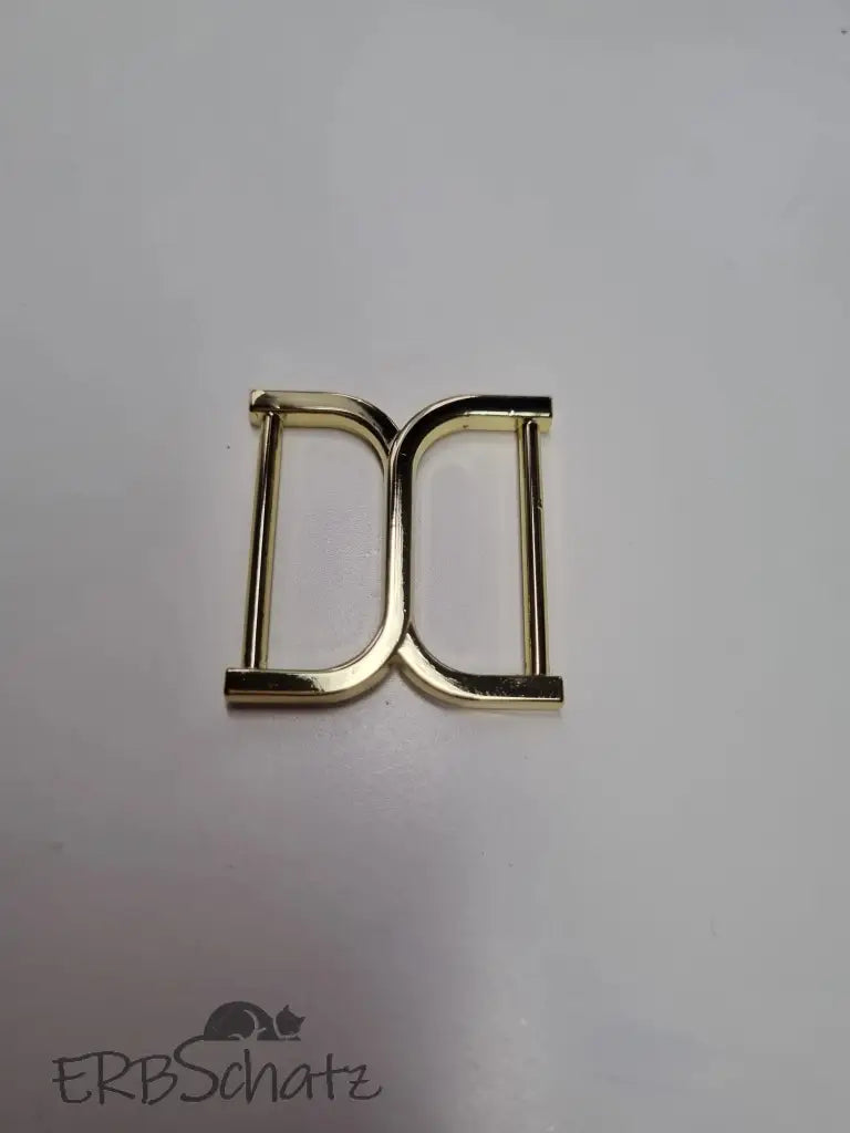 D-Ring X-Form (neue Farben) für 25mm Gurtband Gold