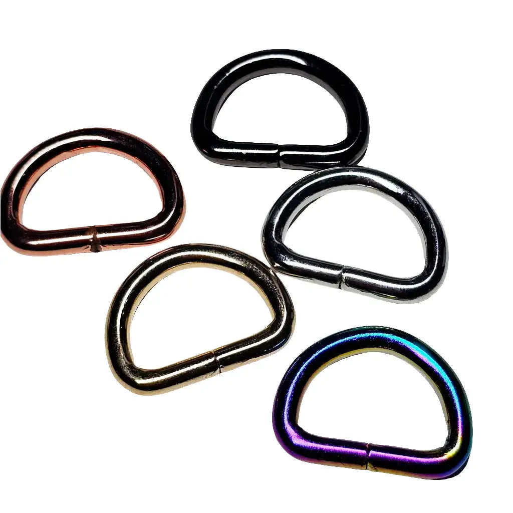 D-Ringe Farbauswahl für 20mm Gurtband Rainbow