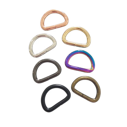 D-Ringe Farbauswahl für 25mm Gurtband Silber