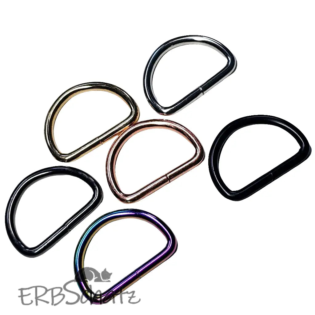 D-Ringe Farbauswahl für 38mm Gurtband Gold