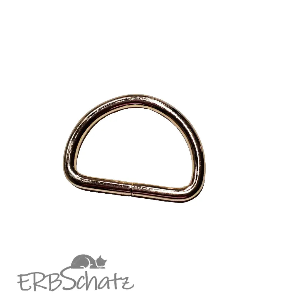 D-Ringe Farbauswahl für 38mm Gurtband - Gold