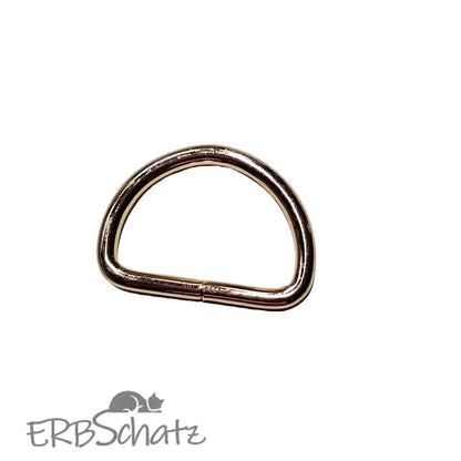 D-Ringe Farbauswahl für 38mm Gurtband - Gold
