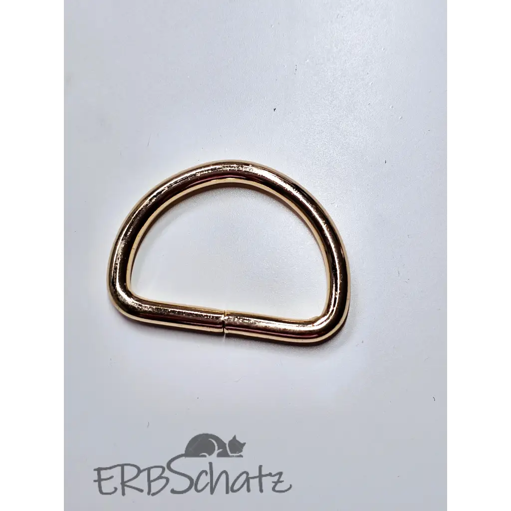 D-Ringe Farbauswahl für 38mm Gurtband - Gold