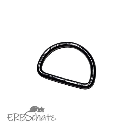D-Ringe Farbauswahl für 38mm Gurtband - Gun Metal