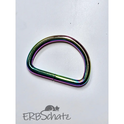 D-Ringe Farbauswahl für 38mm Gurtband - Rainbow