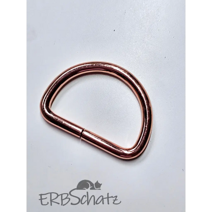 D-Ringe Farbauswahl für 38mm Gurtband - Rosegold