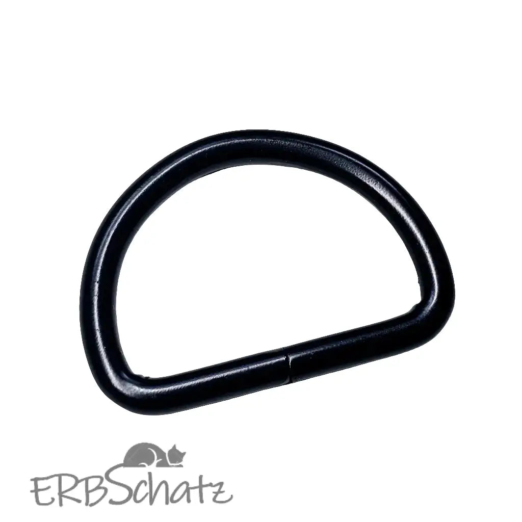 D-Ringe Farbauswahl für 38mm Gurtband - Schwarz