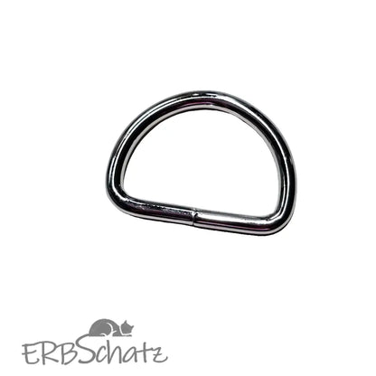 D-Ringe Farbauswahl für 38mm Gurtband - Silber