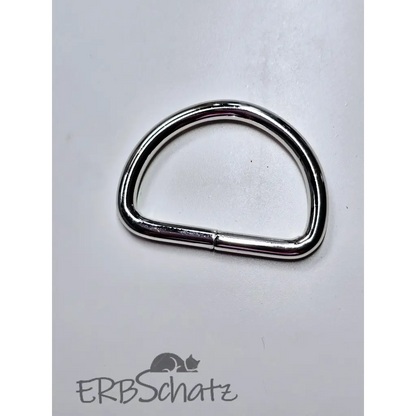 D-Ringe Farbauswahl für 38mm Gurtband - Silber