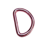 D-Ringe Metallic Colours für 25mm Gurtband Pink