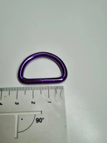 D-Ringe Metallic Colours für 25mm Gurtband Pink