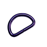 D-Ringe Metallic Colours für 25mm Gurtband Pink