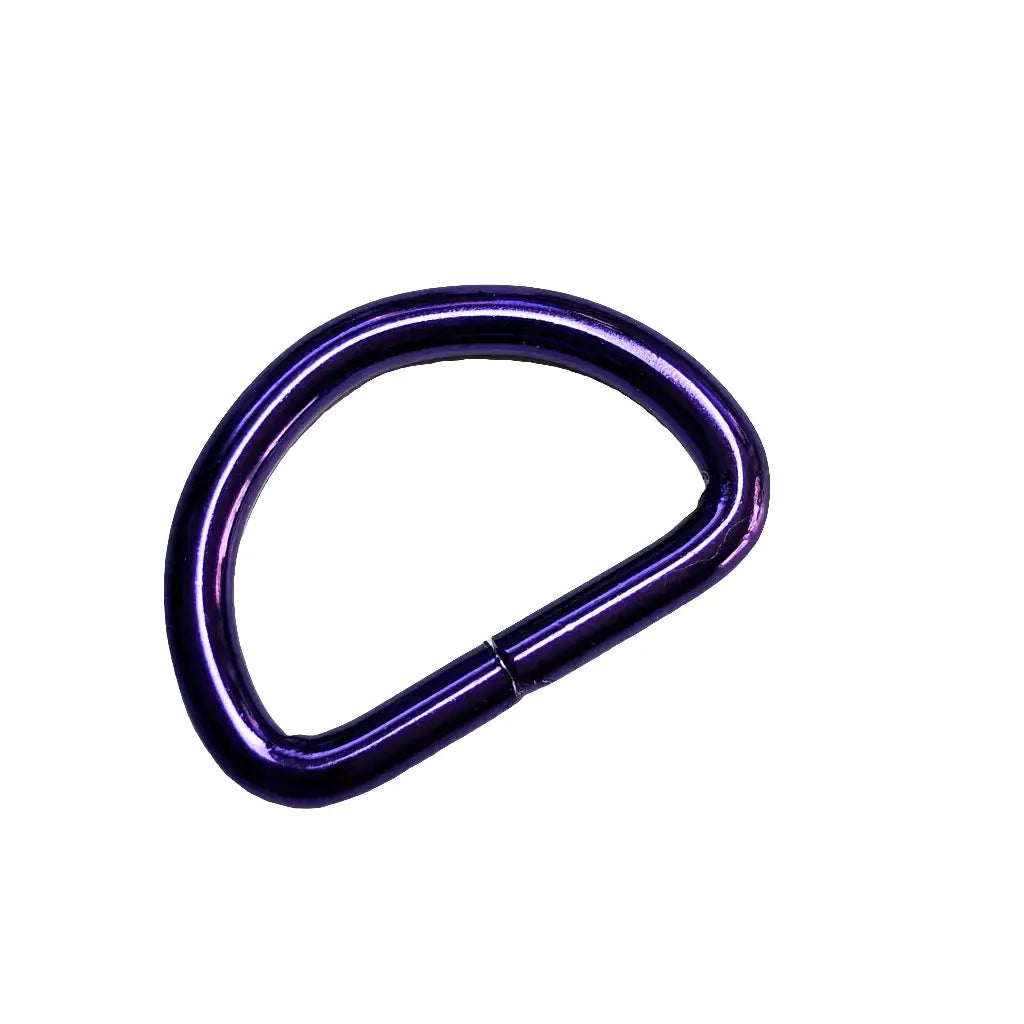 D-Ringe Metallic Colours für 25mm Gurtband Pink