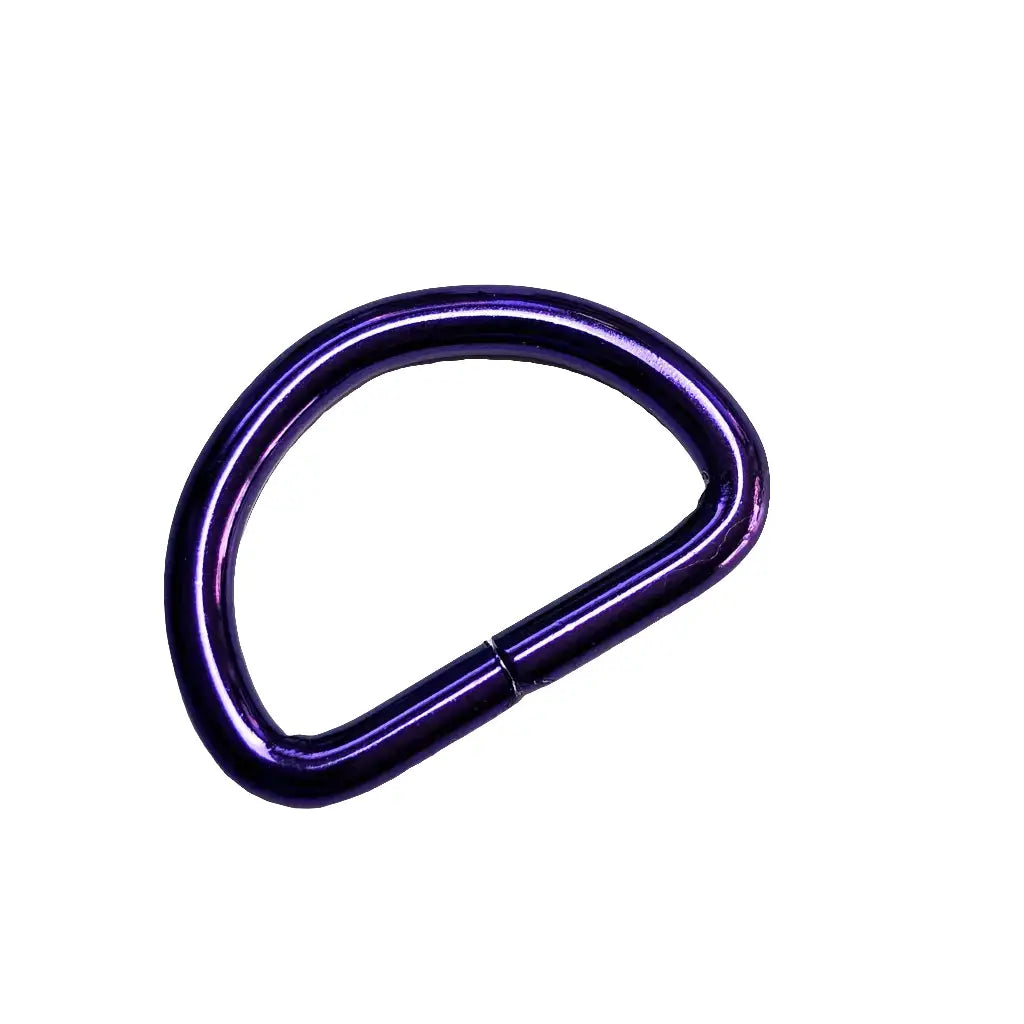 D-Ringe Metallic Colours für 25mm Gurtband Pink