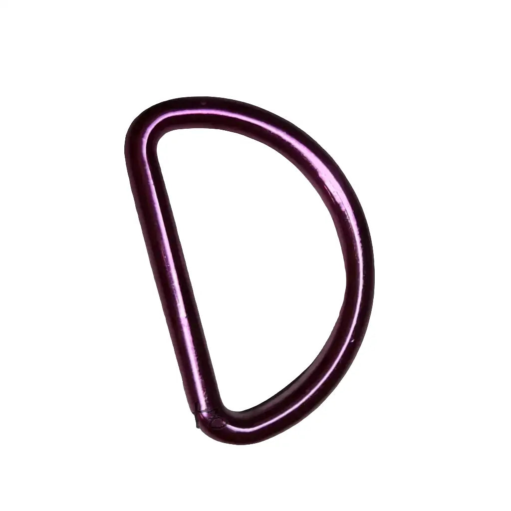 D-Ringe Metallic Colours New für 25mm Gurtband Pink