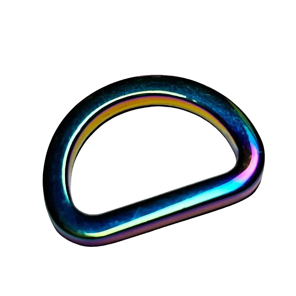 D-Ringe modern Farbauswahl für 20mm Gurtband Gold