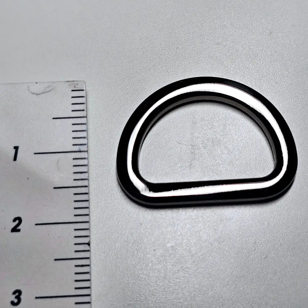 D-Ringe modern Farbauswahl für 20mm Gurtband Gold