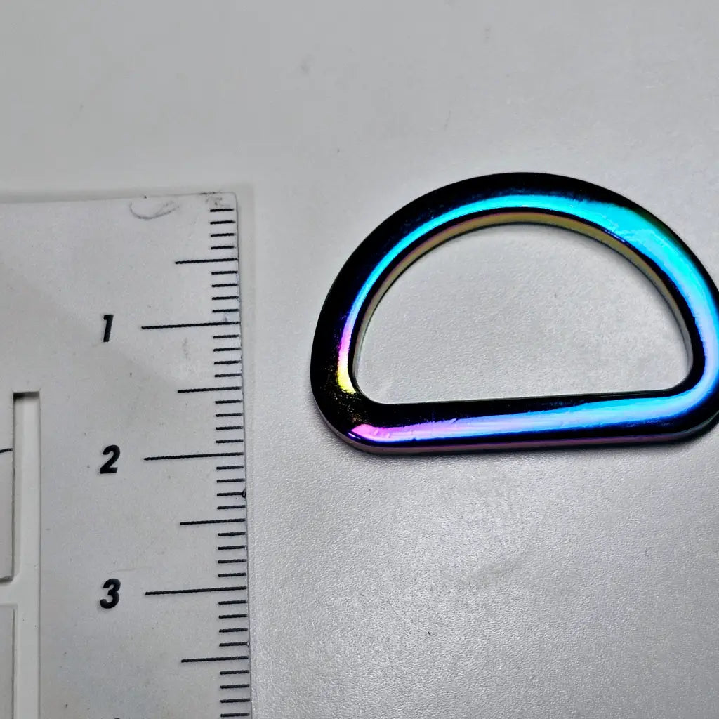 D-Ringe modern Farbauswahl für 25mm Gurtband Gold