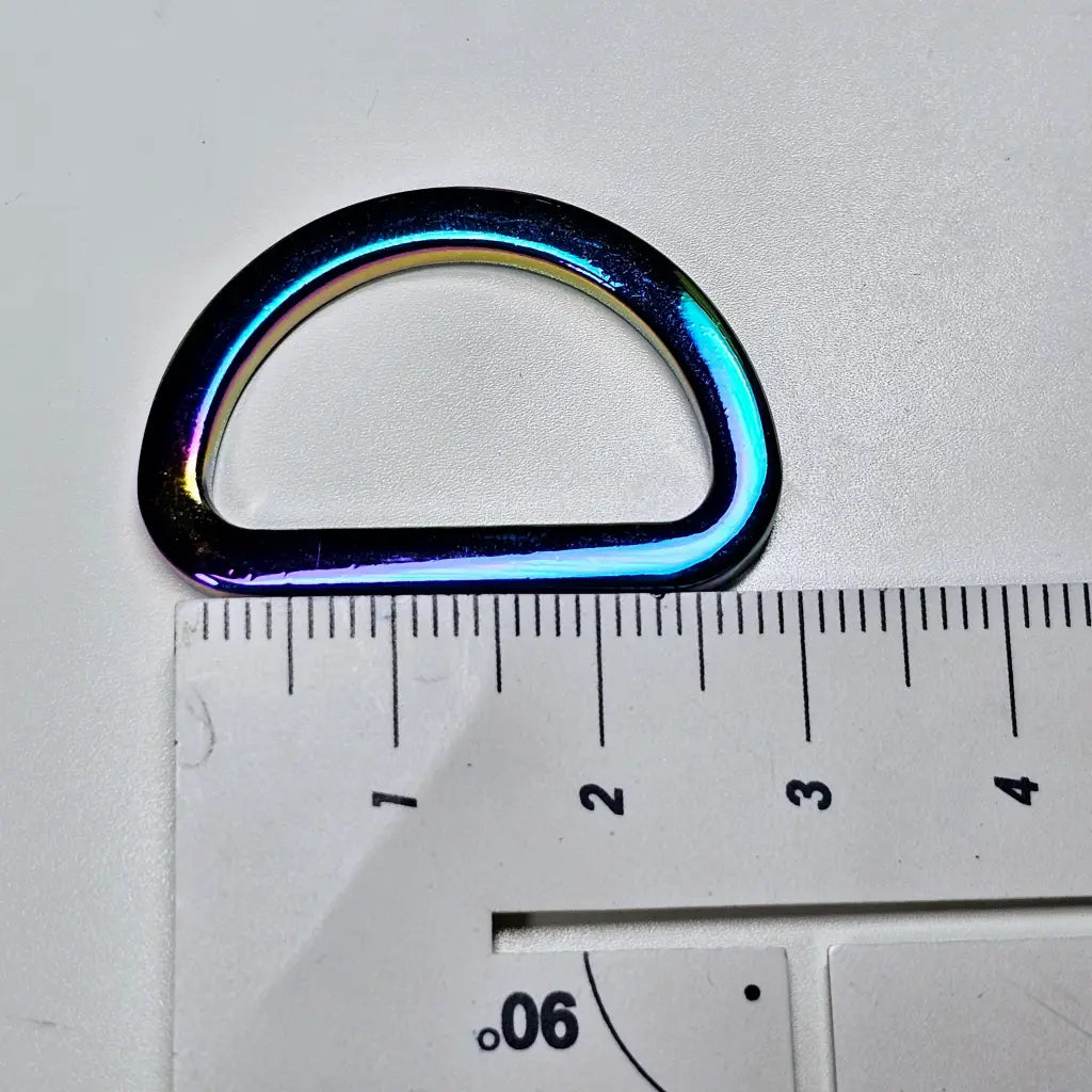 D-Ringe modern Farbauswahl für 25mm Gurtband Gold