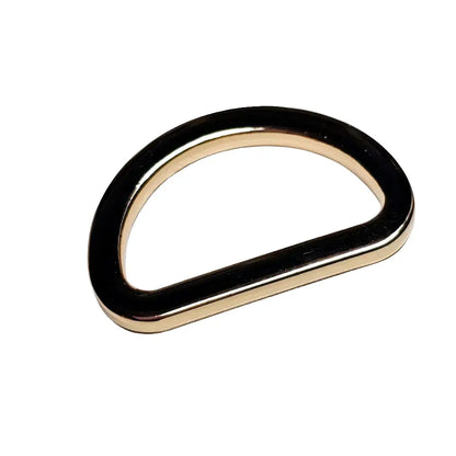 D-Ringe modern Farbauswahl für 25mm Gurtband Gold