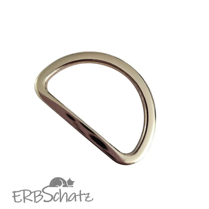 D-Ringe Modern Farbauswahl für 38mm Gurtband Gold
