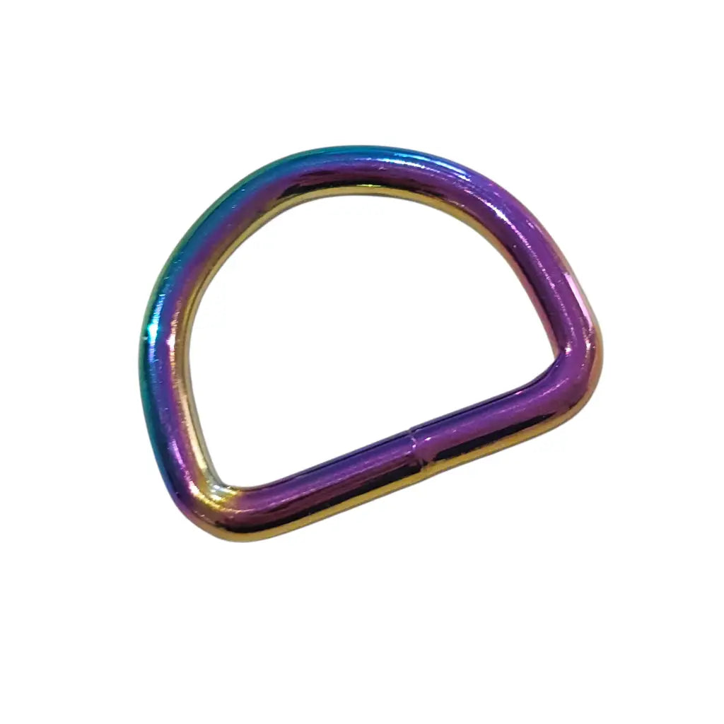 D-Ringe Neu | Bruchlast 220 kg | für 25mm Gurtband Roségold