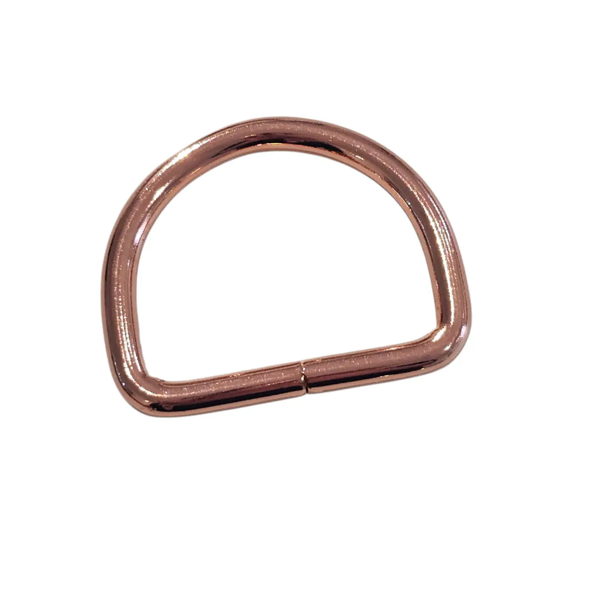 D-Ringe Neu | Bruchlast 300 kg | für 38mm Gurtband Roségold