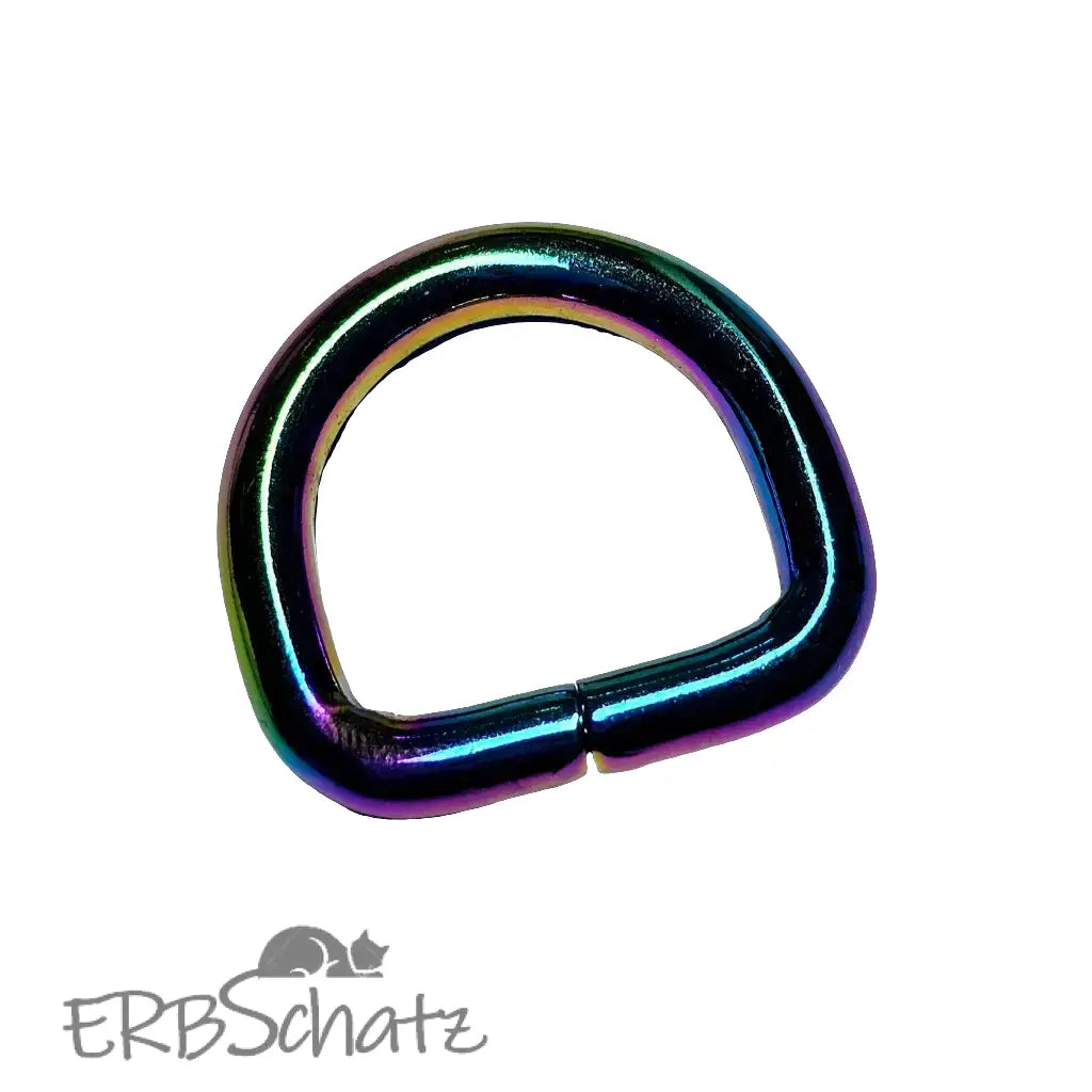 D-Ringe Rainbow höher für 20mm Gurtband - Rainbow