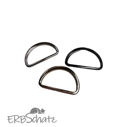 D-Ringe schmale Form Farbauswahl für 30mm Gurtband