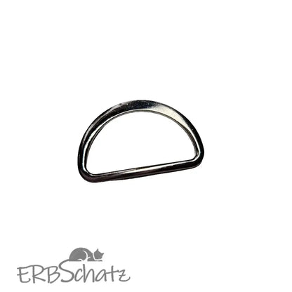 D-Ringe schmale Form Farbauswahl für 30mm Gurtband - Silber