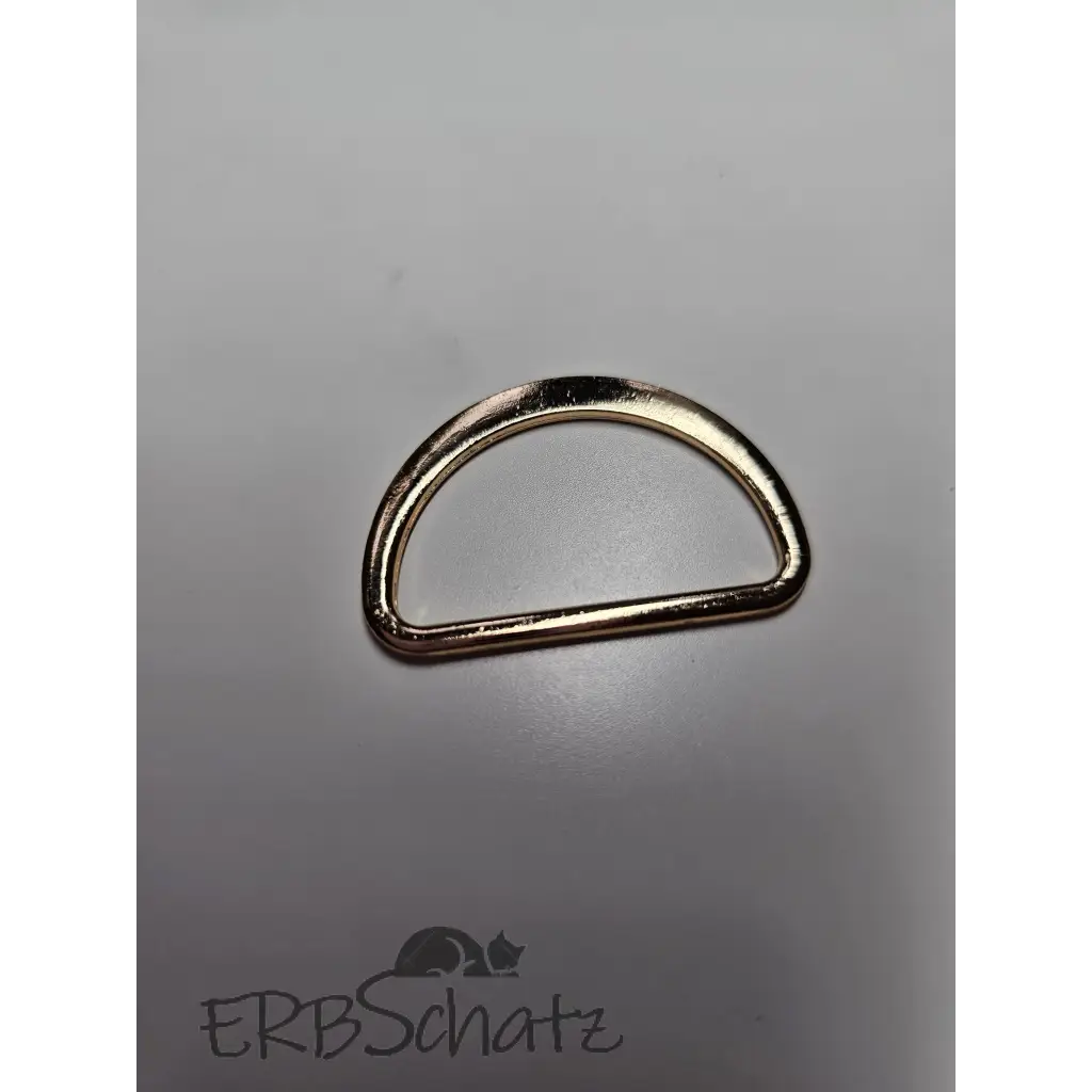 D - Ringe schmale Form Farbauswahl für 30mm Gurtband - Gold