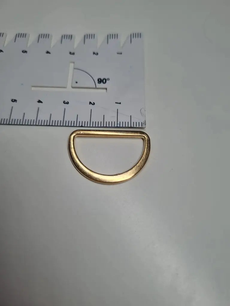 D-Ringe schmale Form Gold Silber Gun Metal für 25mm Gurtband