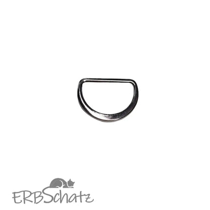 D-Ringe schmale Form Gold Silber Gun Metal für 25mm