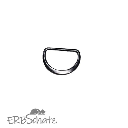 D-Ringe schmale Form Gold Silber Gun Metal für 25mm