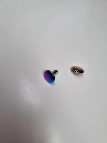 Doppelkopfnieten Farbauswahl 9x9mm Rainbow