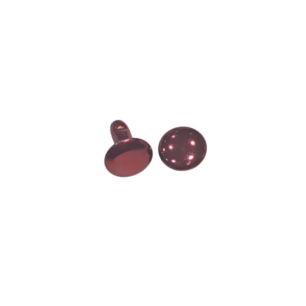 Doppelkopfnieten metallic bunt 8x8mm Pink