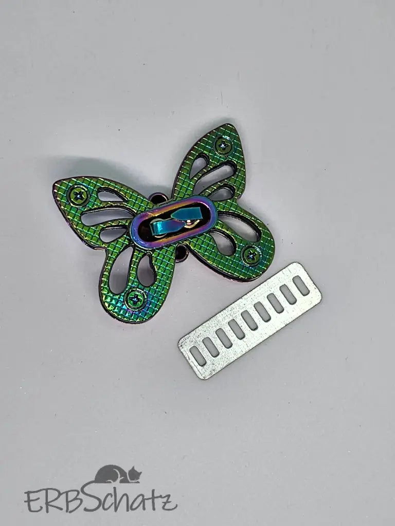 Drehverschluss Schmetterling Rainbow - reißverschluss