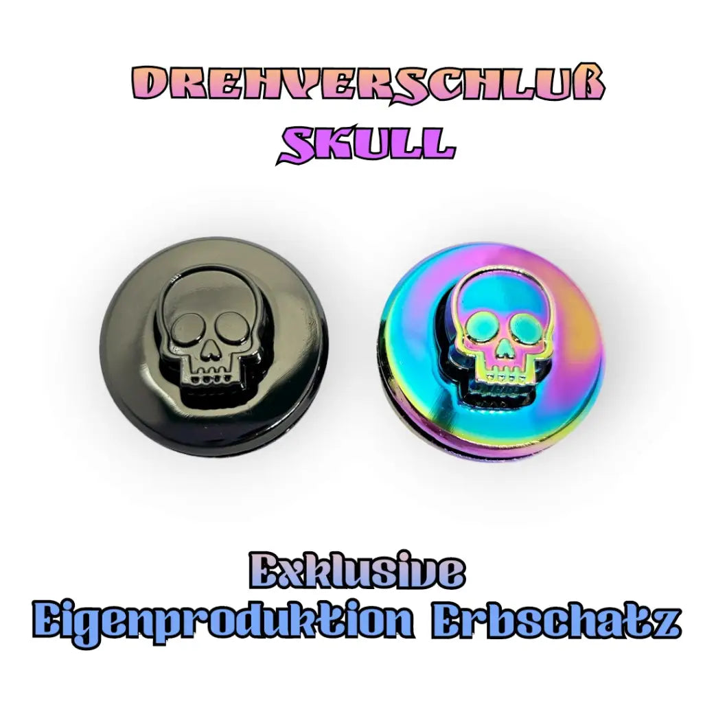 Drehverschluss Skull Rainbow