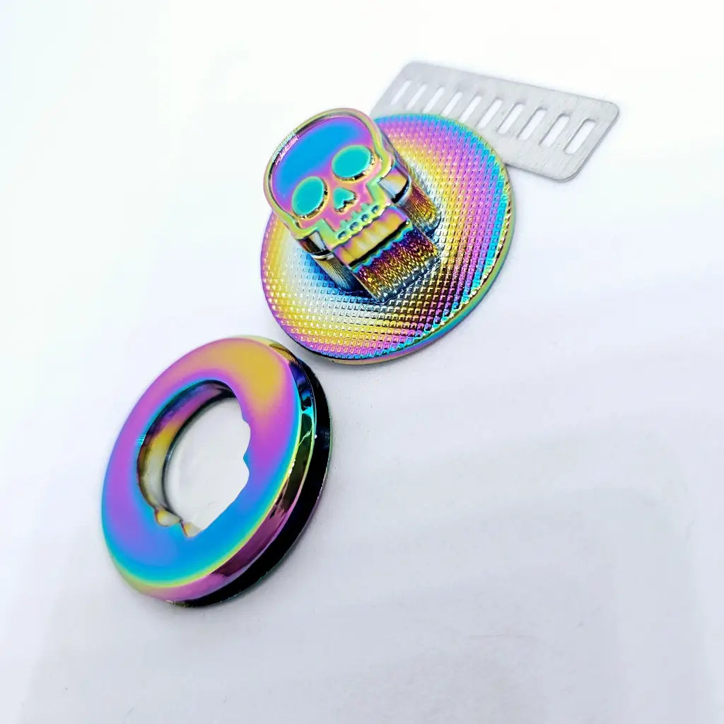Drehverschluss Skull Rainbow