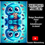 Easy Peasy KL Panelset Cookie Monster | Kosmetiktasche