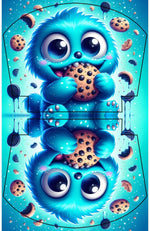 Easy Peasy KL Panelset Cookie Monster | Kosmetiktasche