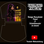 Easy Peasy KL Panelset Gelangweilte Girl | Kosmetiktasche