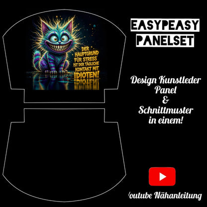 Easy Peasy KL Panelset Grincat Stress | Kosmetiktasche