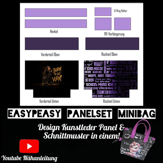 Easy Peasy KL Panelset MiniBag | Born to be vorn