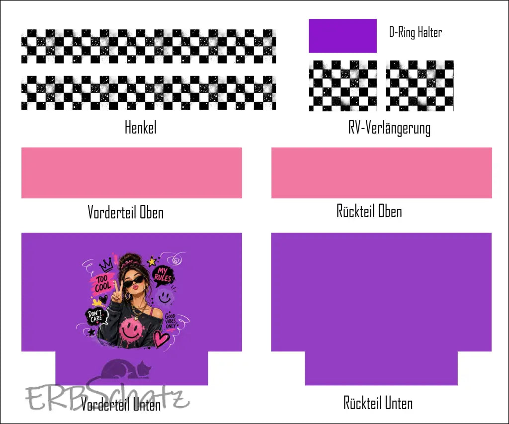 Easy Peasy KL Panelset MiniBag | Cool Woman